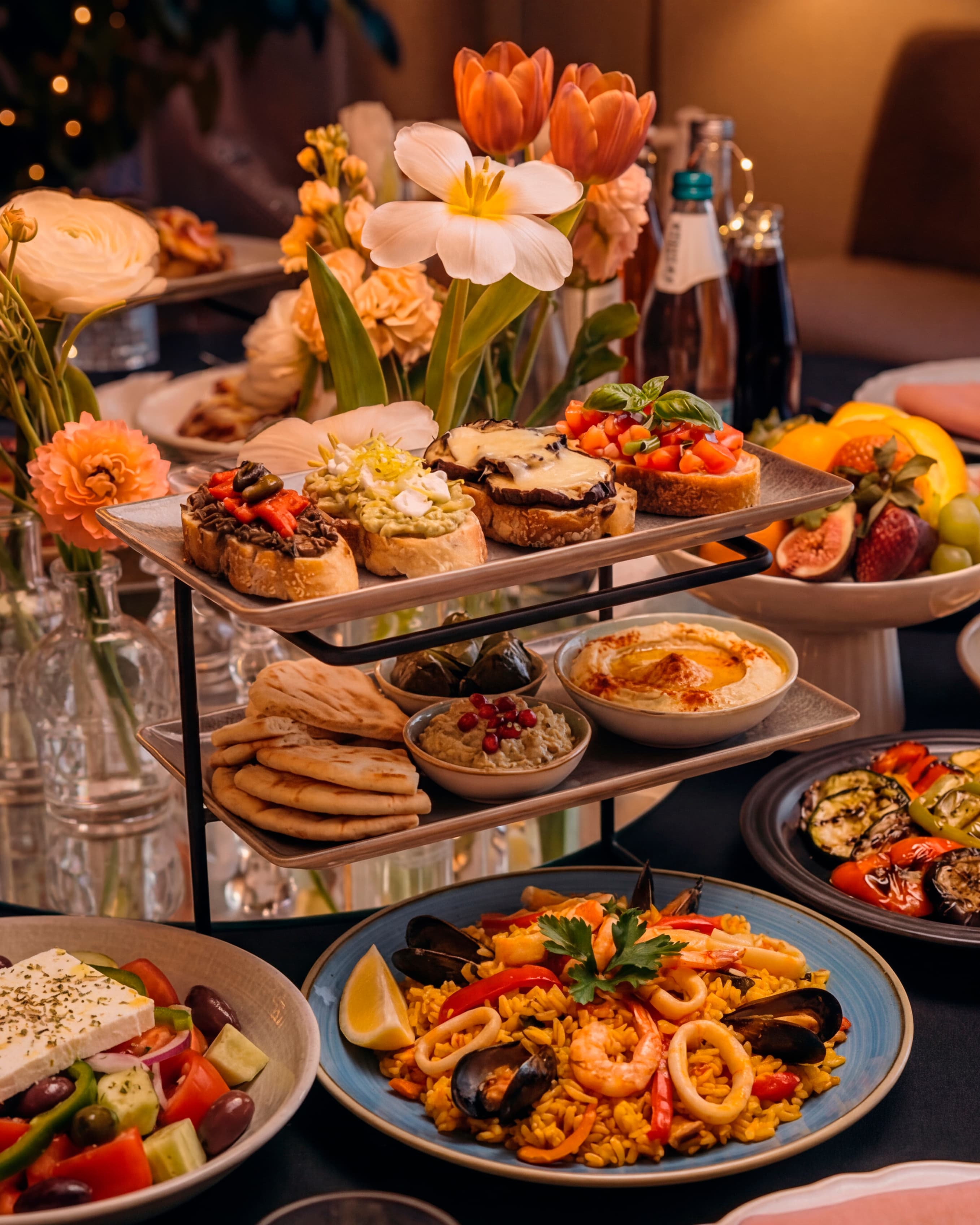 Cultural celebration dishes at La Vie